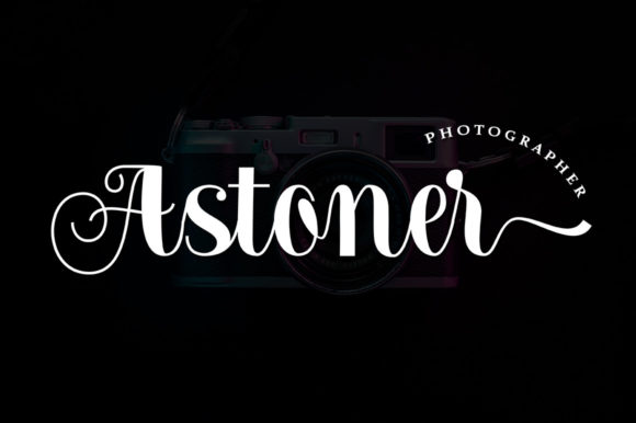 Rocker Hand Font Poster 2