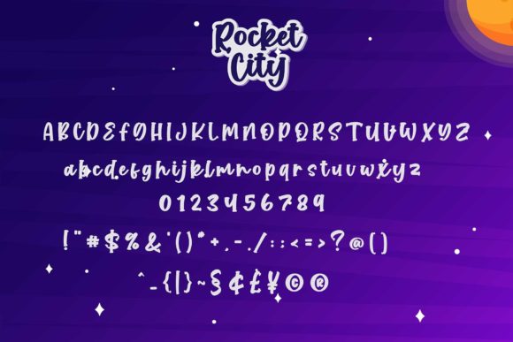 Rocket City Font Poster 4