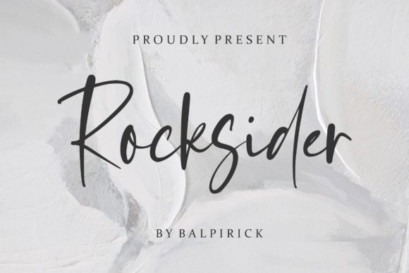 Rocksider Font Poster 1