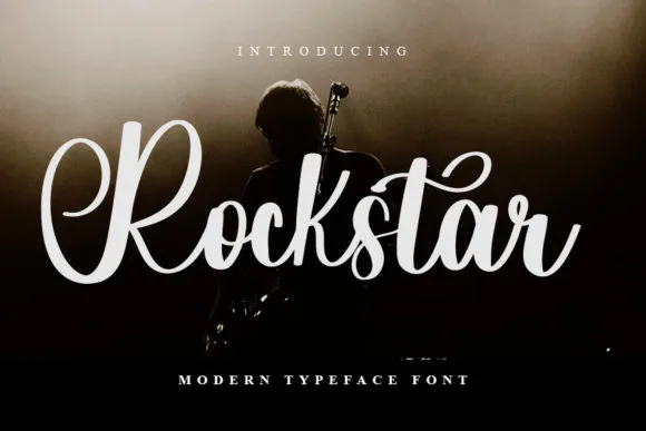 Rockstar Font Rockstar Font Poster 1