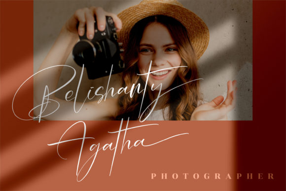 Rockystyle Signature Font Poster 6
