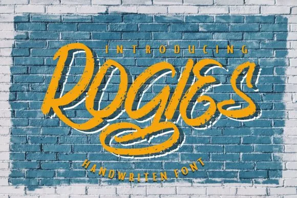 Rogies Font Rogies Font Poster 1