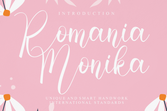 Romania Monika Font Poster 1