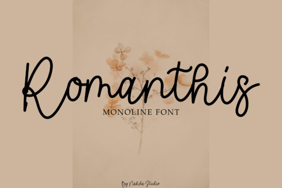Romanthis Font Poster 1