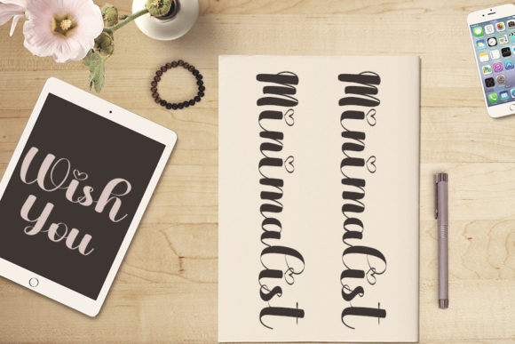 Romantic Font Poster 3