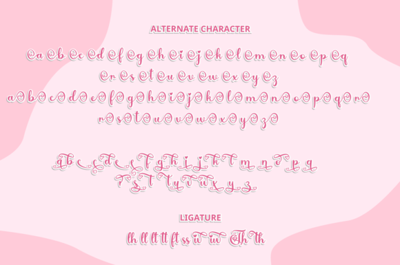 Romantic Austine Font Poster 7