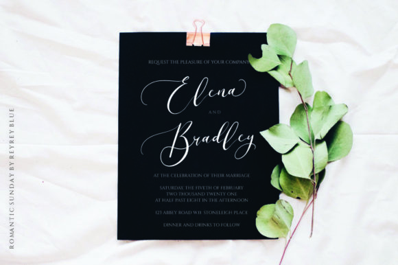 Romantic Beauty Font Poster 6