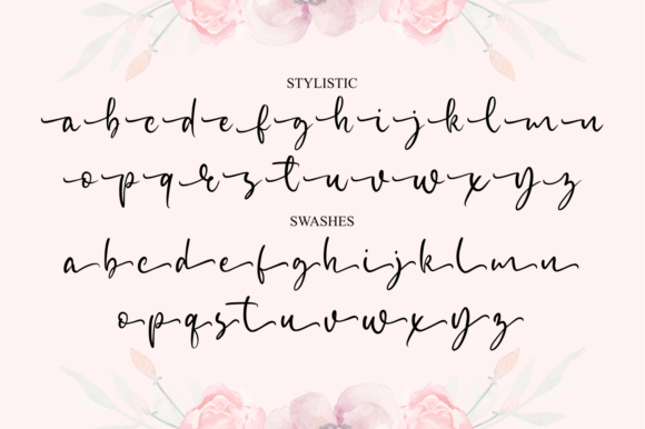 Romantic Butterfly Font Poster 10