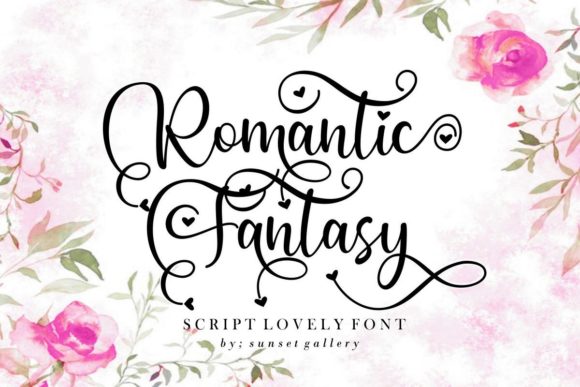 Romantic Fantasy Font Poster 1