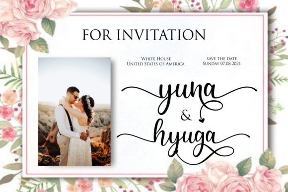 Romantic Fantasy Font Poster 2