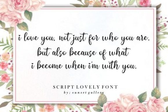 Romantic Fantasy Font Poster 3