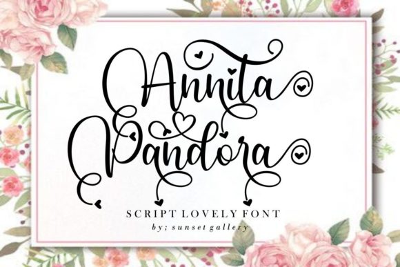 Romantic Fantasy Font Poster 4