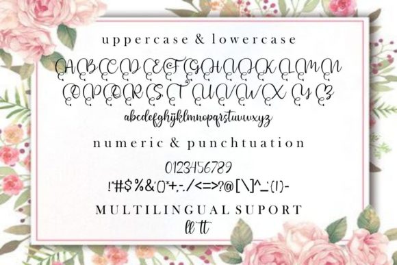 Romantic Fantasy Font Poster 5