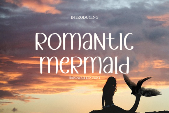 Romantic Mermaid Font Poster 1