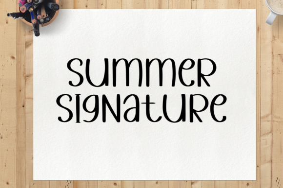 Romantic Mermaid Font Poster 4