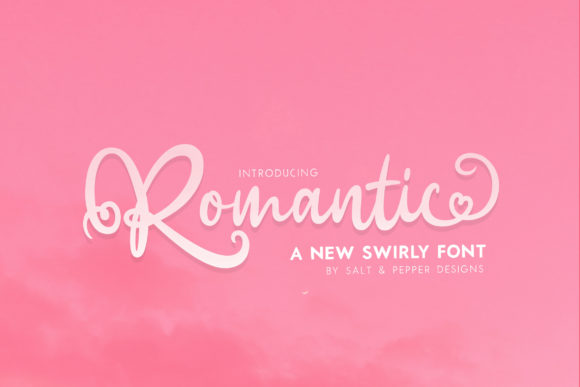 Romantic Script Font Poster 1