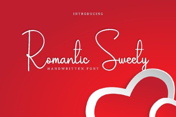 Romantic Sweety Font Poster 1