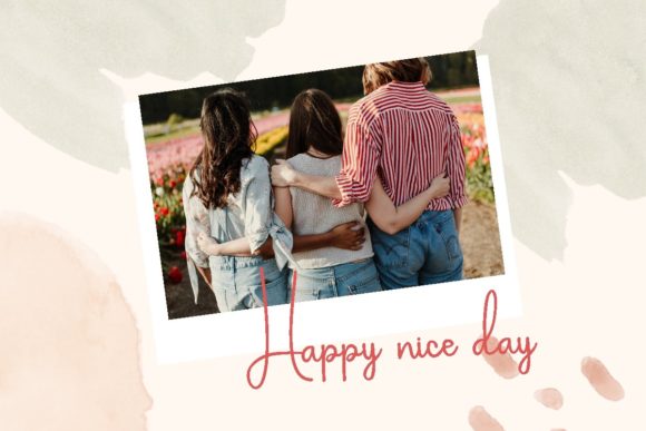 Romantic Sweety Font Poster 2