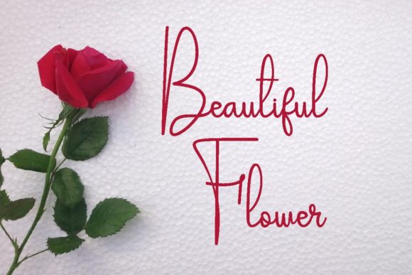 Romantic Sweety Font Poster 4