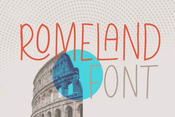 Romeland Font Poster 1