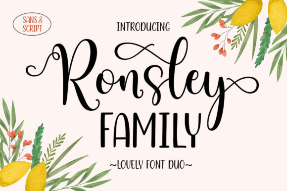Ronsley Family Duo Font