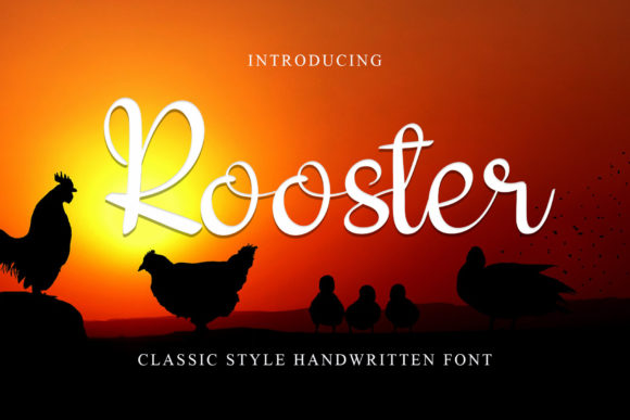 Rooster Font Poster 1