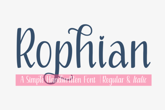 Rophian Font Poster 1
