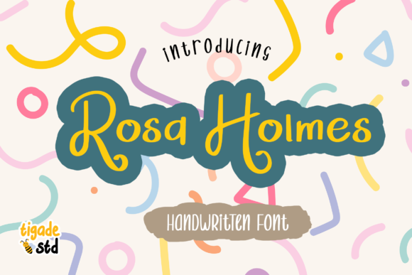 Rosa Holmes Font Poster 1