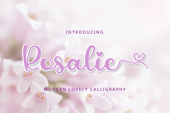 Rosalie Font Poster 1