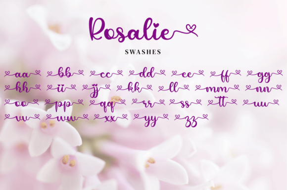 Rosalie Font Poster 10