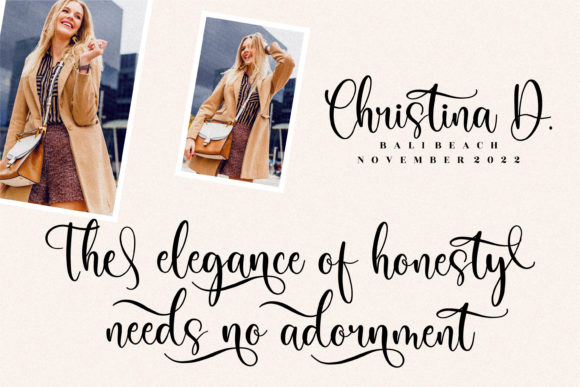 Rosalinda Berlinata Font Poster 6