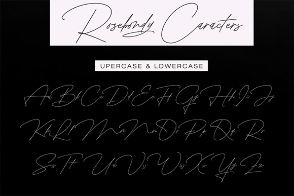 Rosebondy Font Poster 10