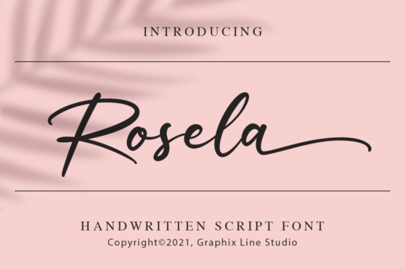 Rosela Font Poster 1