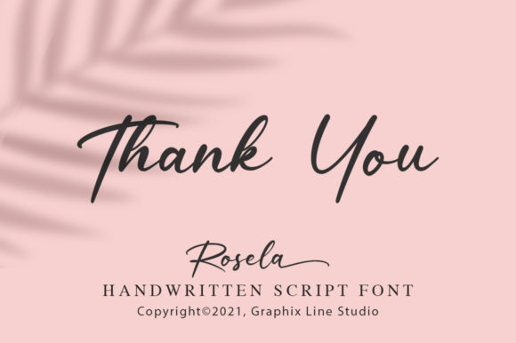 Rosela Font Poster 9