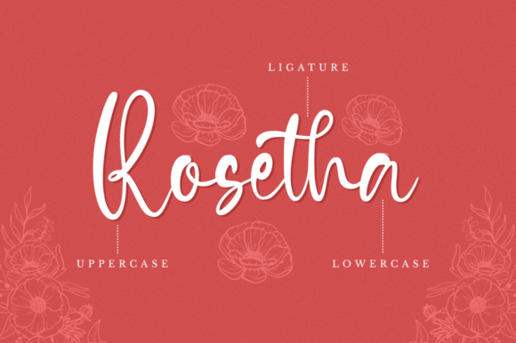Roselitta Font Poster 9