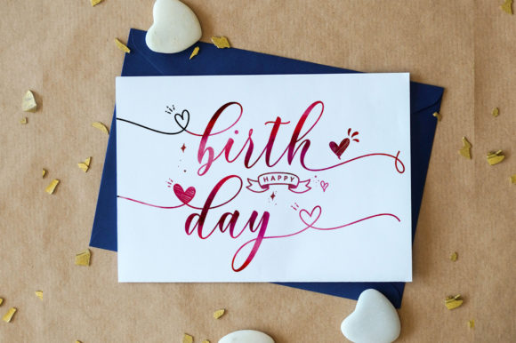 Roselya Script Font Font Poster 2