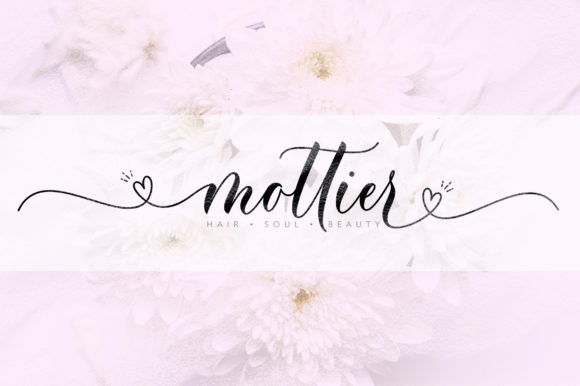 Roselya Script Font Font Poster 3