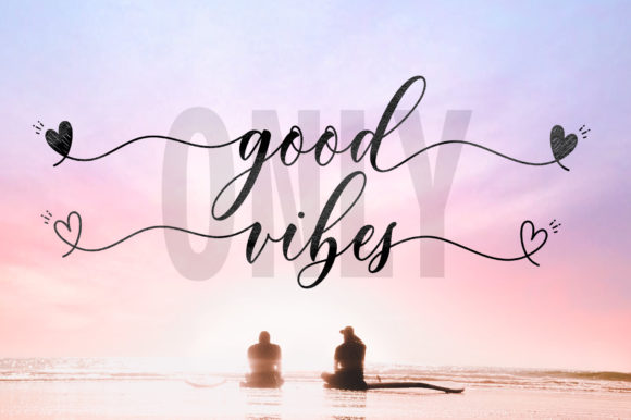 Roselya Script Font Font Poster 4