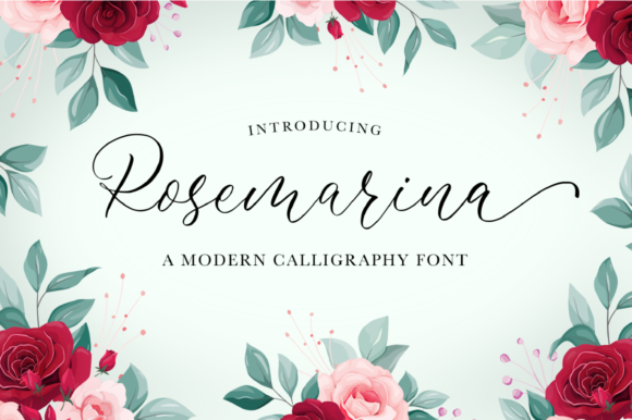 Rosemarina Font Poster 1