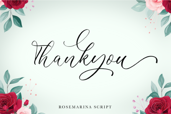 Rosemarina Font Poster 12