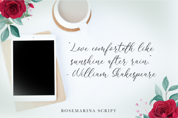 Rosemarina Font Poster 5