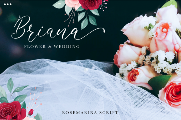Rosemarina Font Poster 6