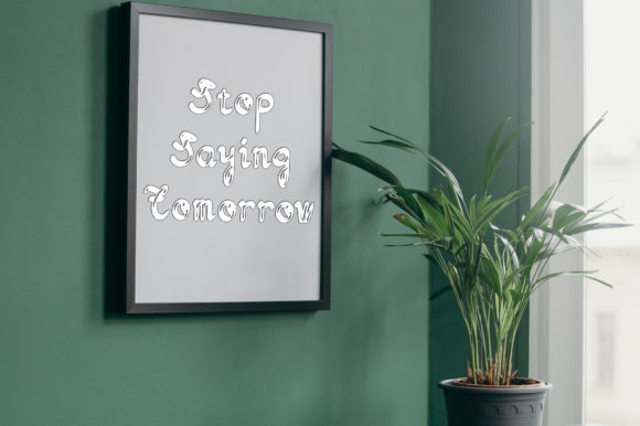 Rosemary Glass Font Poster 4