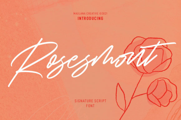 Rosesmont Font Poster 1