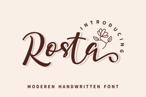 Rosta Font Poster 1