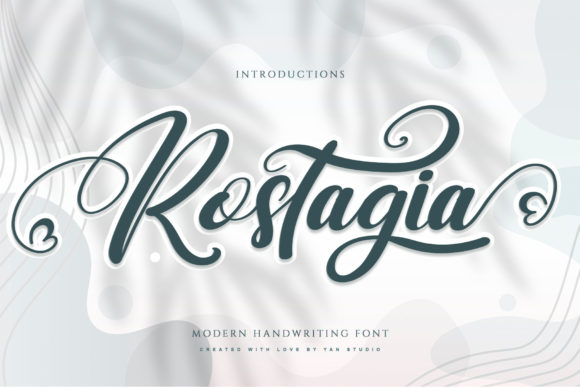 Rostagia Font Poster 1