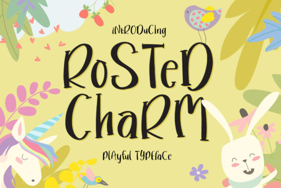 Rosted Charm Font Poster 1