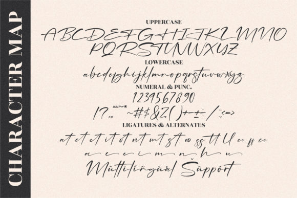Rosterdam Signature Font Poster 12