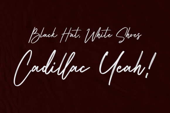 Rottens Signature Font Poster 2