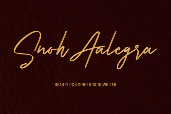 Rottens Signature Font Poster 8